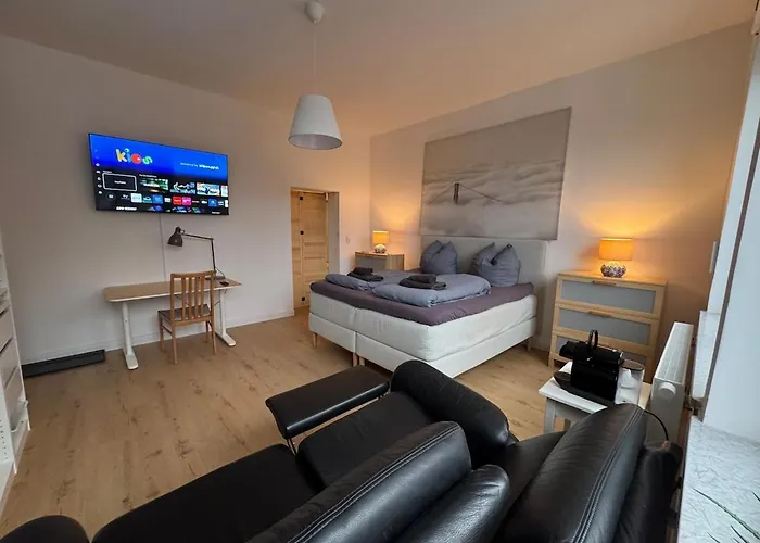 Bluestone Appartments - Whirlpool, Queensize Boxspring Bett, Parking